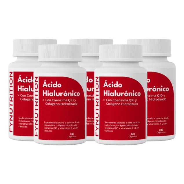 Ácido Hialurónico Fynutrition - Q10 Colágeno Vitamina A/e X5