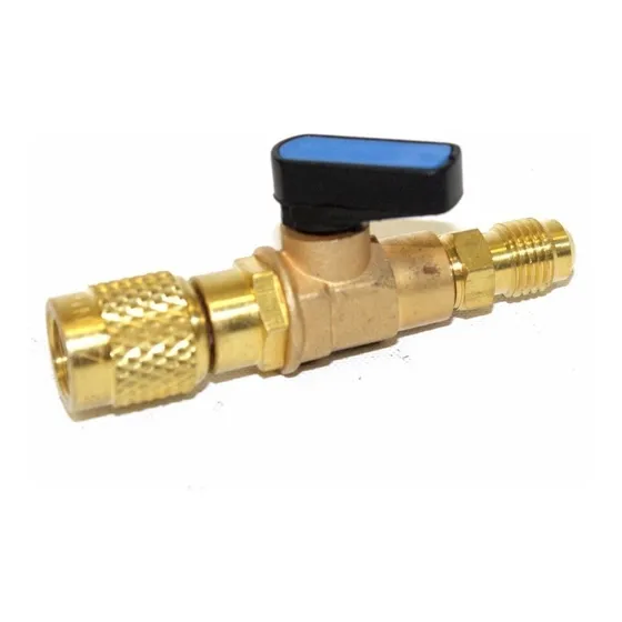 Válvula Adaptador De 1/4 Refrigeración R134 R22 R12 R404