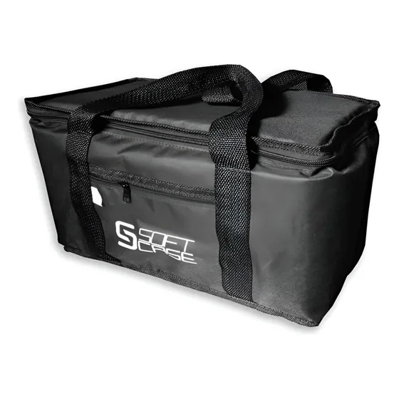 Capa Bag Pedal Bateria Soft Case Duplo Ou Simples Almofadada Cor Preta