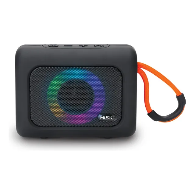 Misik - Bocina Bluetooth Portatil - Sd, Radio, Aux - Tws Color Negro