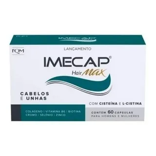 Imecap Hair Max Cabelos Unhas Fortes C/ 60 CĂĄpsulas - Full Imecap Hair Max Cabelos Unhas Fortes C/ 60 CĂĄpsulas - Full