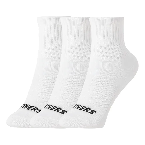 Tripack Calcetas Niños Non Terry Skechers Blanco