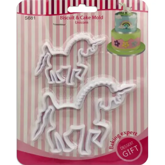 Cortante Unicornio Para Galletas - Molde Para Fondant