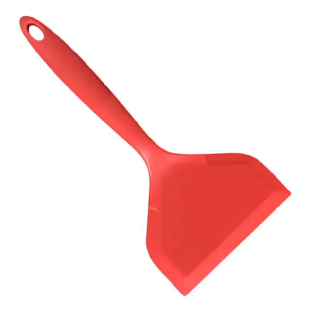 Espátula Larga Silicone Utensílio Massas Cozinha Cabo Maciço