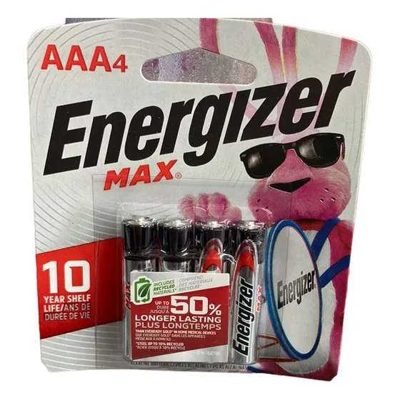 Pila Alcalina Triple A Blister 4 Pilas Energizer Cod:4045157