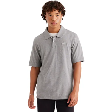 Polera Hombre Polo Rib Regular Fit Gris Dockers A6925-0006
