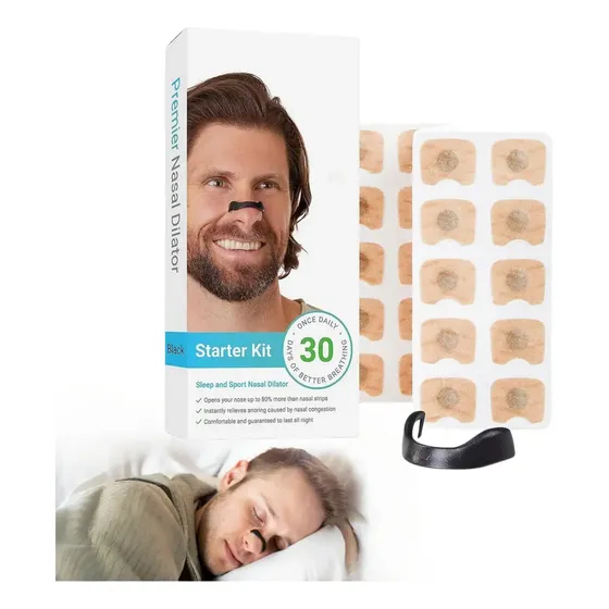 60 Dilatador Respiración Anti Ronquido Kosvo Tiras Nasal Magnetico Tiras Nasales Magneticas Tiras Antironquidos para Dormir | Cuotas sin interés