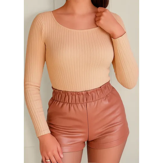Remera Con Textura Manga Larga Morley Para Mujer - Otec