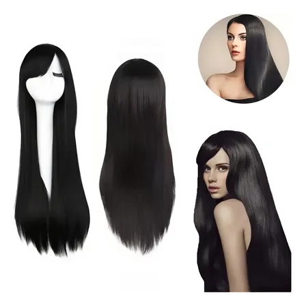 Peluca Naturales Larga Pelo Lacio Para Mujer Various