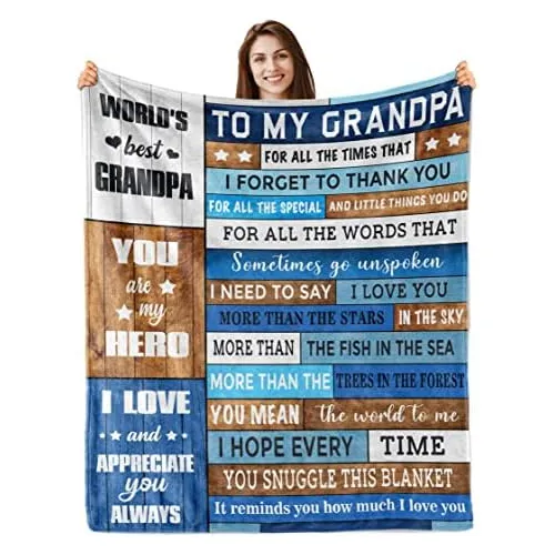 Regalos De Abuelo, Regalos Abuelo, Manta  Para Mi Abuel...
