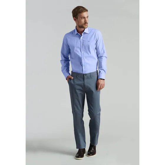 Camisa Conroe Fr Azul Fw25 Ferouch