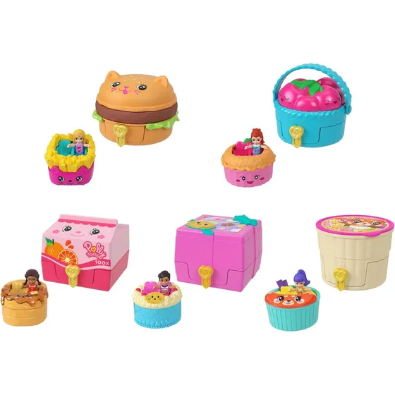 Polly Pocket - Compacto Reveal Comida Rapida Jcr44