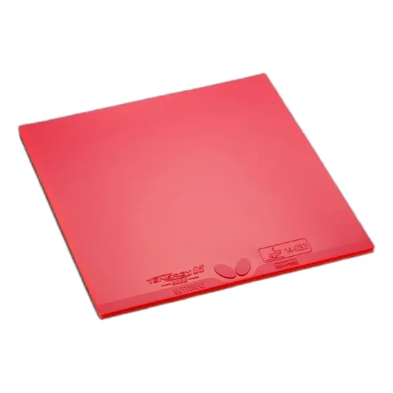 Lanzamiento De Tenis De Mesa Butterfly Tenergy 05 De Goma Color Rojo