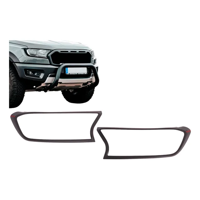 Bisel Negro Ópticos Delanteros Ford Ranger 2016-2022
