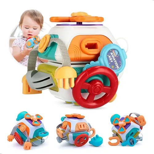 Country Critters Wooden Activity Play Cube By Hape | Wood