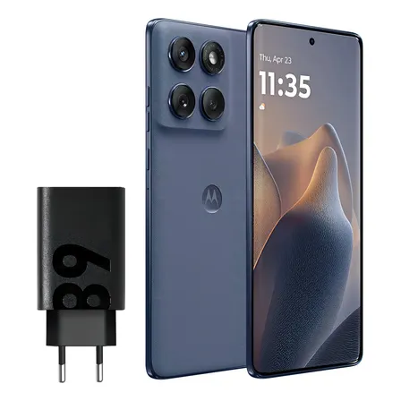 Motorola Edge 60 Fusion 5g 256 GB e 8 GB de RAM expande 20 GB com câmeras Moto Ia 50mp 13mp 32mp cor azul