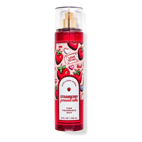 Bath & Body Works Strawberry Pound Cake Fine Fragrance Mist
