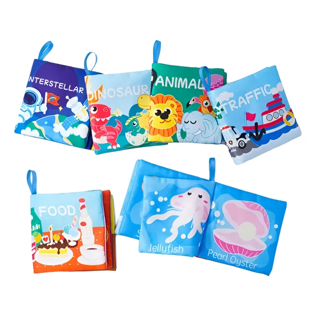 Libros Sensoriales Set X3 Estimulación Temprana Montessori