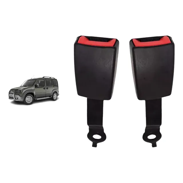Kit 2 Fecho Trava Cinto Segurança Fêmea Doblo Fiat 2011 2021