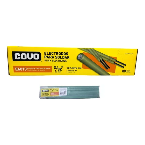 Electrodo 6013 3/32 Marca Covo