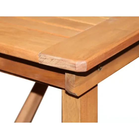 Mesa Plegable Exterior Madera 180x95 - Ecomadera Iguazú Max