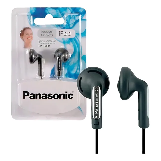Audifonos Panasonic Earbuds Rp-hv094 Color Negro