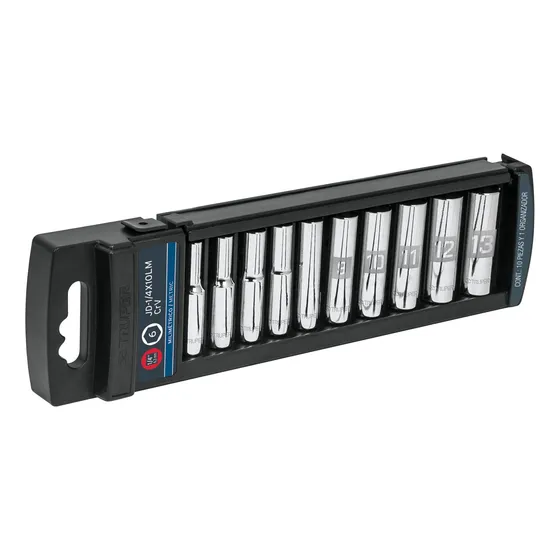 Juego De 10 Dados Milimetricos Largos Para Cuadro 1/4''