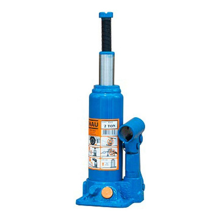 Macaco Garrafa Hidráulico Bovenau 2 Toneladas Alavanca 260mm Macaco Garrafa Hidráulico Bovenau 2 Toneladas Alavanca 260mm