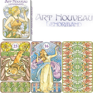 Lenormand Art Noveau Oraculo Con Manual En Español Tarot Lenormand Art Noveau Oraculo Con Manual En Español Tarot