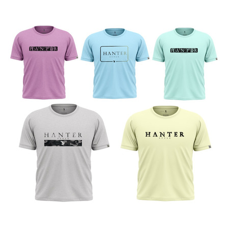 Kit 5 Camisetas Masculina Camisas Slim Básica Atacado Kit 5 Camisetas Masculina Camisas Slim Básica Atacado