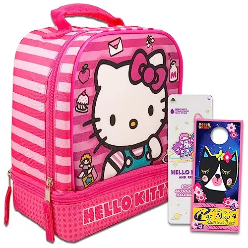 Hola Kitty Almuerzo Juego - Paquete Con Hola Kitty C2nhr