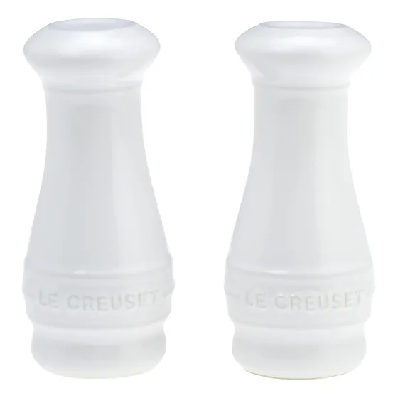 Juego De Saleros Y Pimenteros De Porcelana Le Creuset, 4 Oz.
