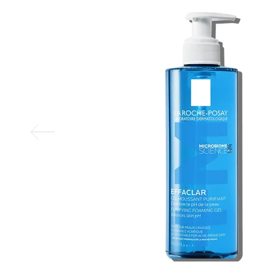 La Roche Posay Effaclar Gel Limpiador Purificante para Piel Mixta a Grasa y Sensible, 400ML