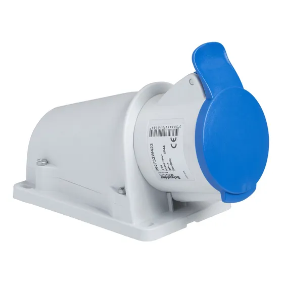 Toma Industrial Exterior Schneider 16a 2p+t 220v Ip44