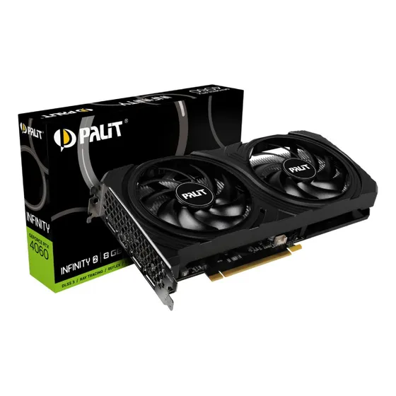 Tarjeta Video Palit Nvidia Rtx 4060 Infinity 8gb Gdd6 Tranza