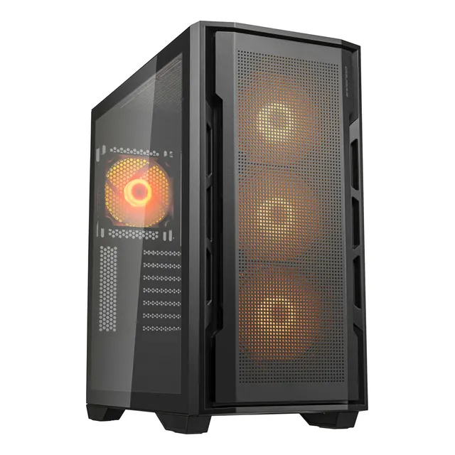 Gabinete Cougar Uniface Rgb Con Vidrio Templado
