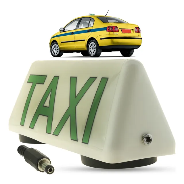 Luminoso Taxi Com 2 Imãs Com Leds Rio De Janeiro