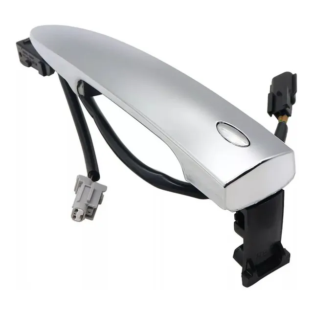 Manija Exterior Cromada Puerta Delantera Boton Sentra 13-19