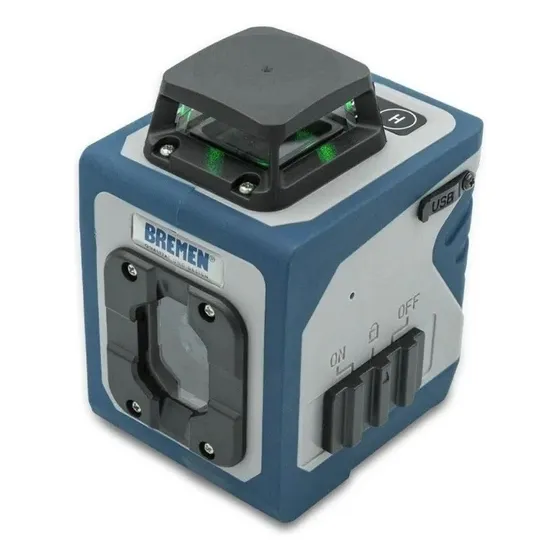 Nivel Laser Luz Verde De Linea 360° Interiores Y Exteriores BREMEN 7722
