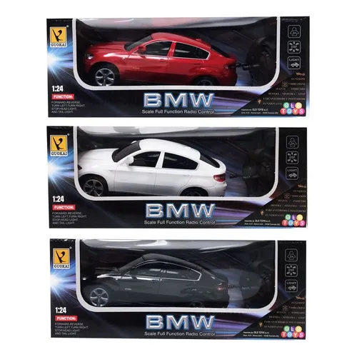 Vehiculo Auto Escala 1:24 Radio Control Remoto 4 Canales Bmw Color A Eleccion