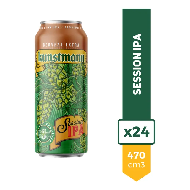 Cerveza Kunstmann Session Ipa Lata 470ml Pack X24