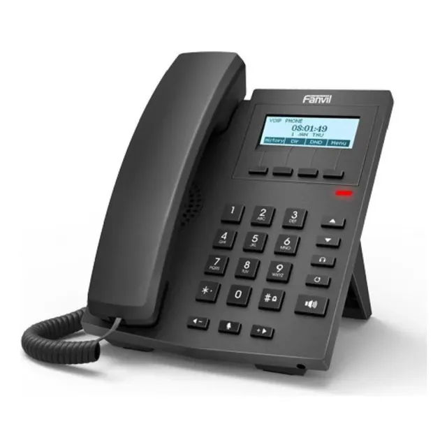 Teléfono Ip Oficina Fanvil Basico 2 Sip, Lcd 2,3 , Poe