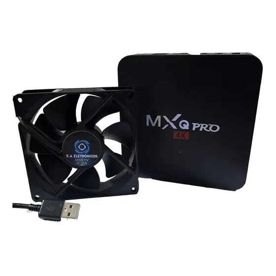 Cooler Usb P/ Receptor Modem Roteador Box 9cm