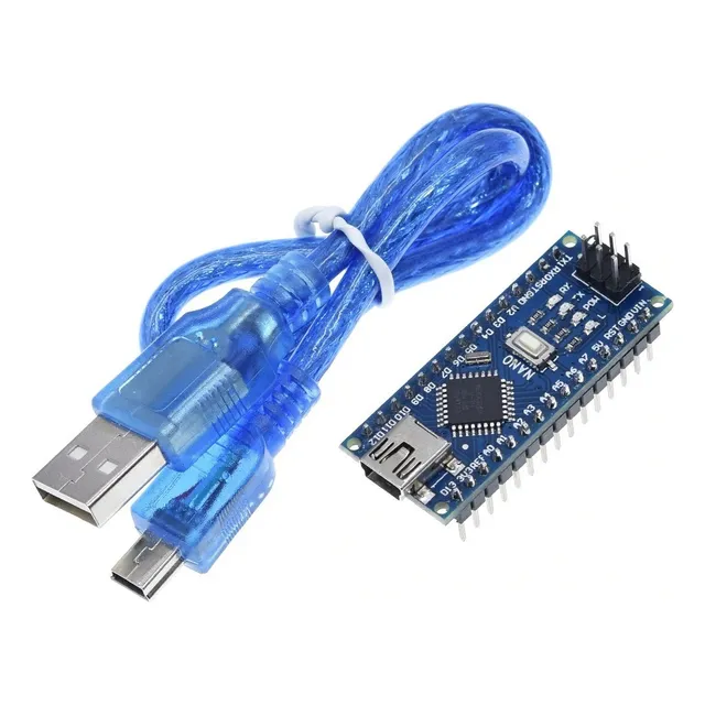 Arduino Nano V3 + Cable Pines Soldados