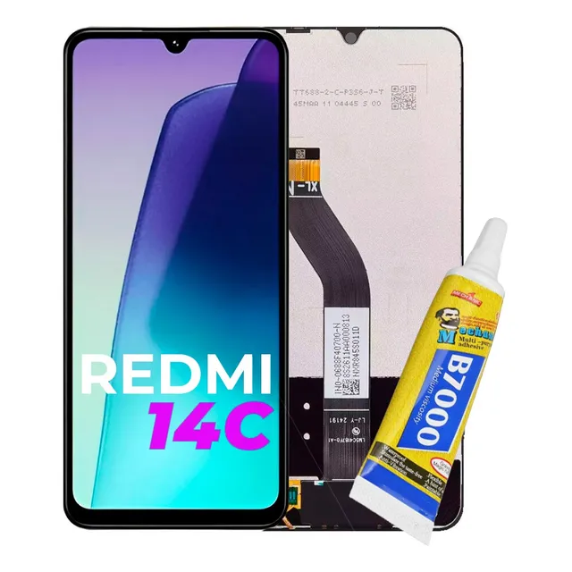 Modulo Pantalla Display Para Xiaomi Redmi 14c Ori + Pegament