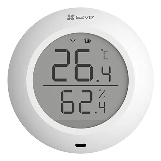 Ezviz Sensor De Temperatura Y Humedad Cs-t51c Compatible Con Hub Cs-a3 Con Protocolo Zigbee