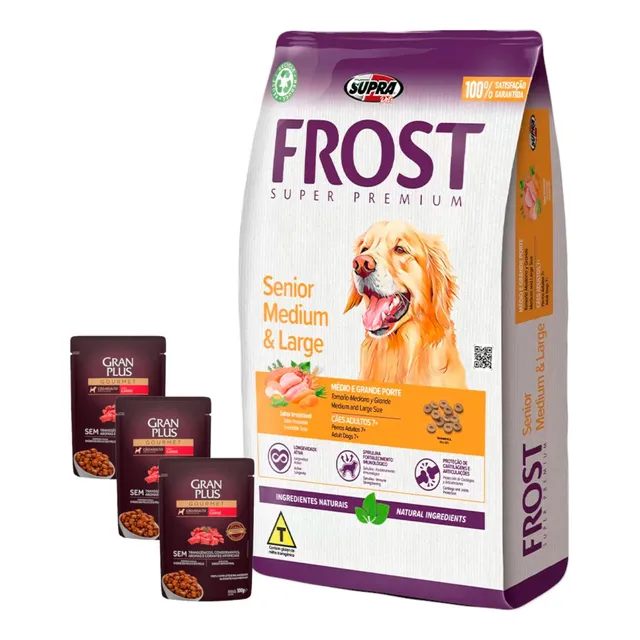 Alimento Frost Senior 15kg+ Promo -ver Foto+ Envío Todo Uy!