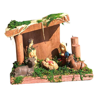 Enfeite Natal Presepio Taberna Mad 12x9cm Enfeite Natal Presepio Taberna Mad 12x9cm