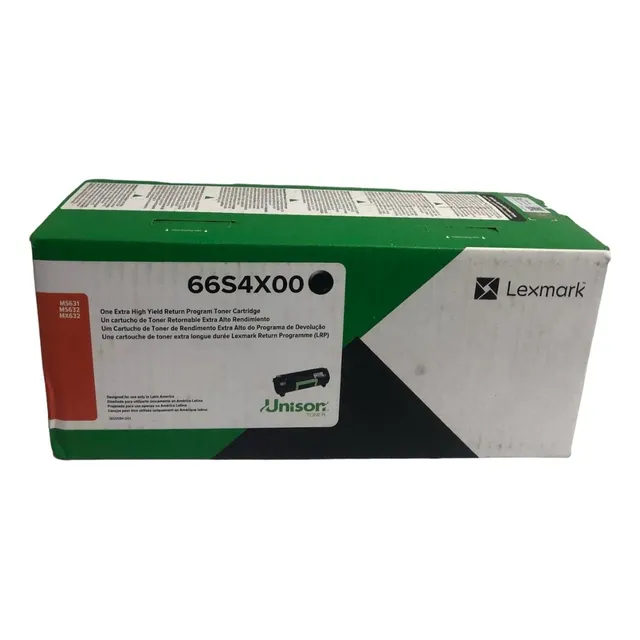 Toner Lexmark 66s4x00 Tinta Negro