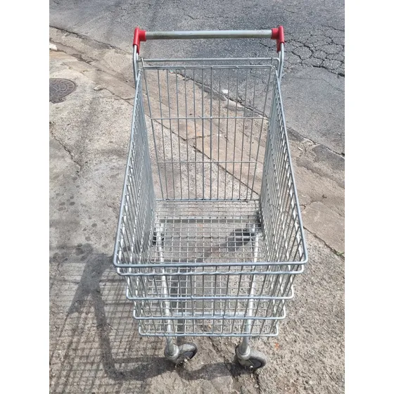 Carrinho De Mercado Pouco Uso Não Envio